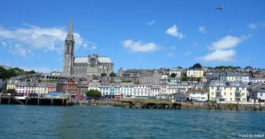 View of Cobh, Ireland from Cork Harbour