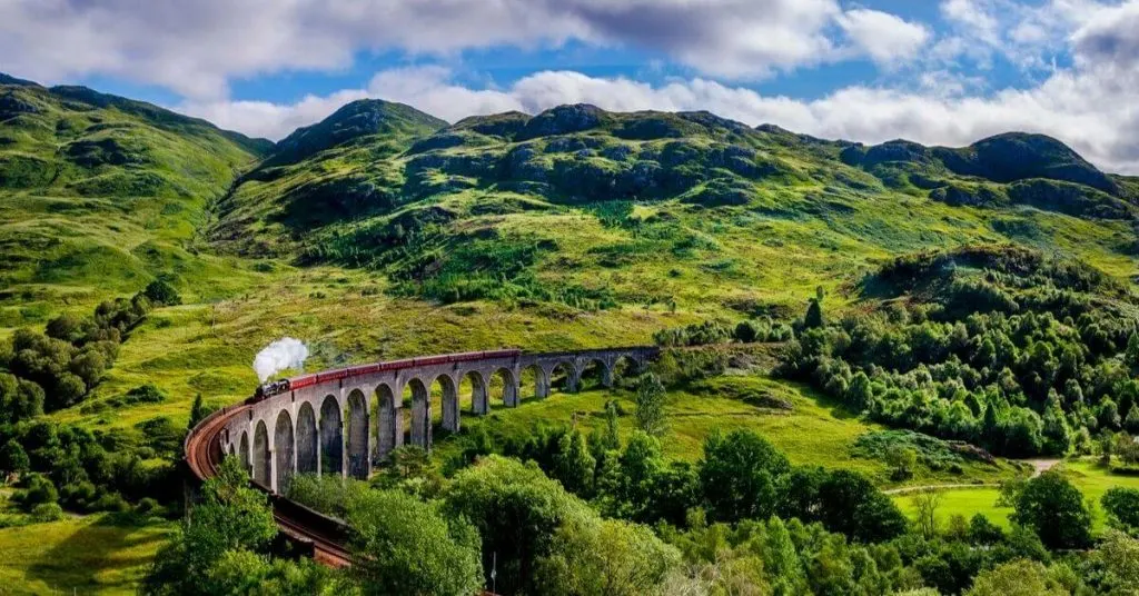 Glenfinnan Viadukt in Schottland