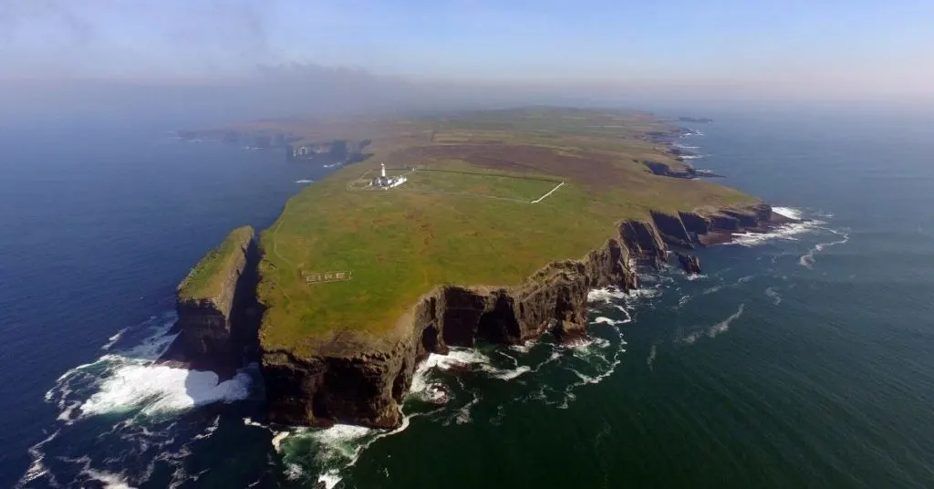 Aerial Shot of Loop Head County Clare Ireland