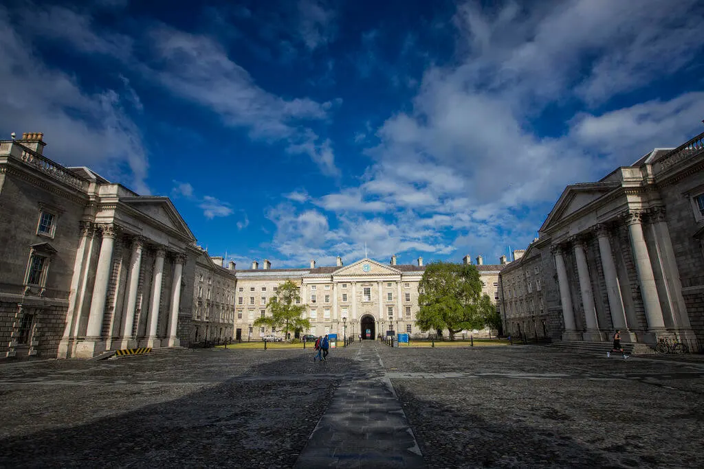 Front square of Trinity College Dublin