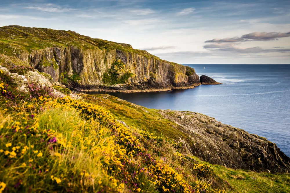 Cliffs along the Wild Atlantic Way, Ireland. 