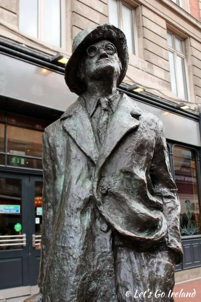 James Joyce Statue, North Earl Street, Dublin, Ireland