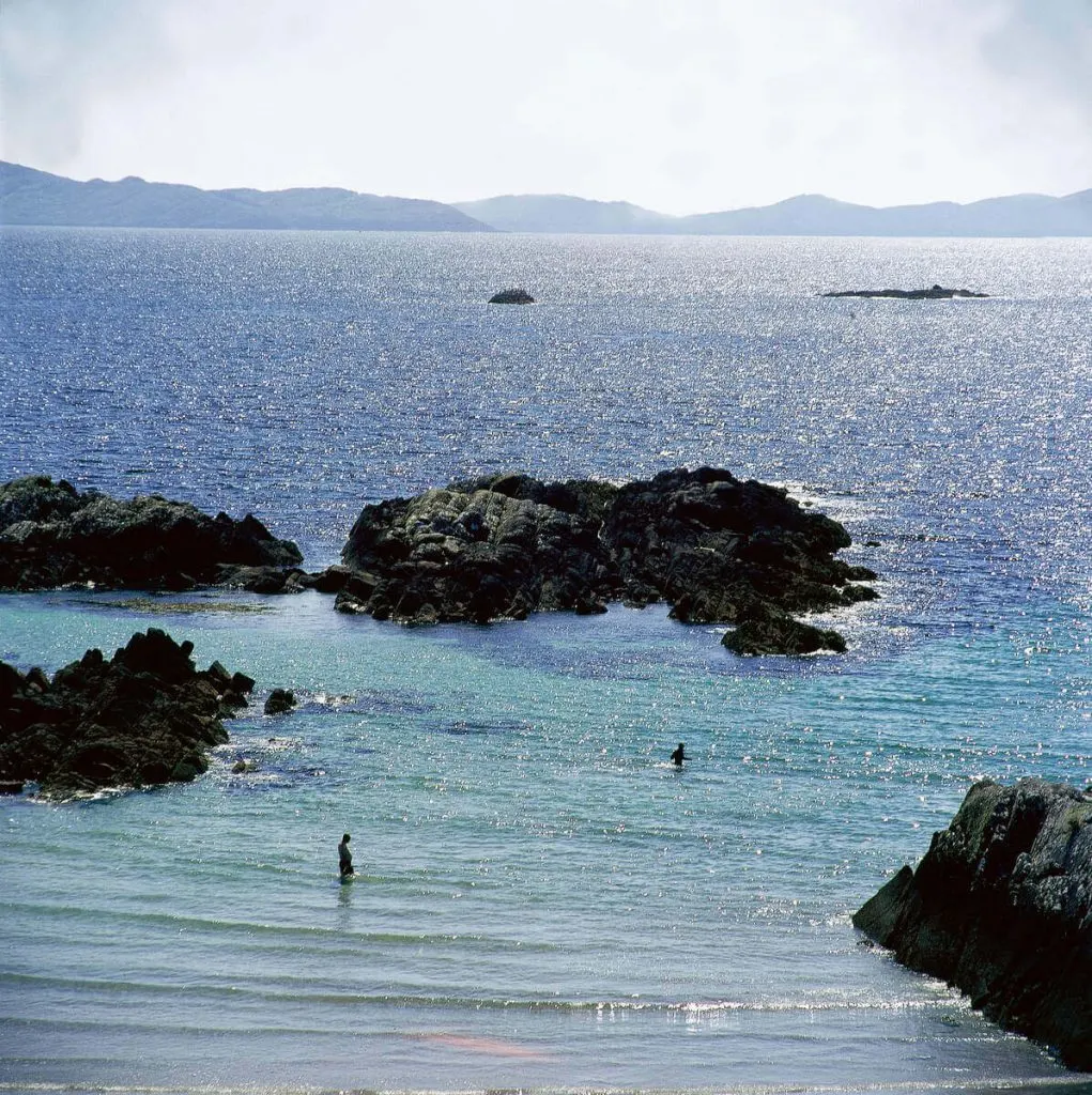 Swimming along the Ring of Kerry, Ireland