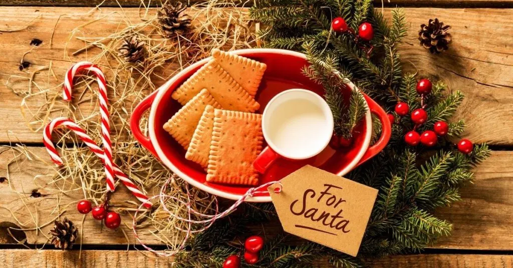 Treats left out for Santa.