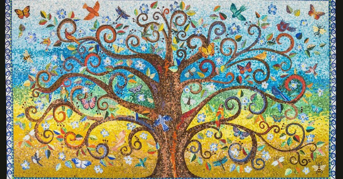 Der Baum des Lebens ist ein wiederkehrendes Bild, das in vielen Kulturen auf der ganzen Welt zu finden ist.