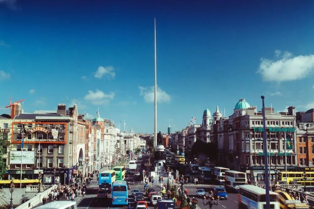 Dublin on a sunny day.