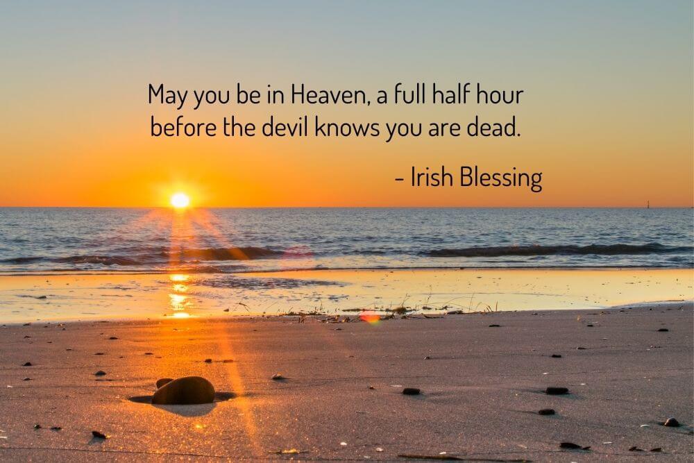irish blessing about travel