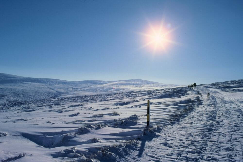 Ein verschneiter Tag in den Wicklow Mountains. Foto: Bill Foley via Canva