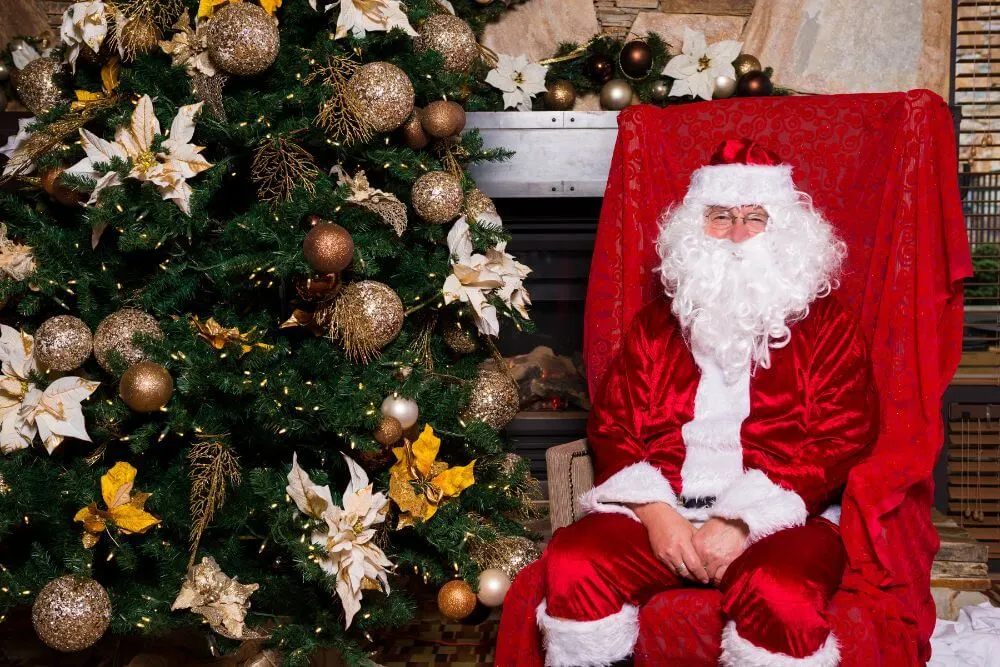 Der jährliche Besuch beim Weihnachtsmann ist für viele Kinder ein Highlight.