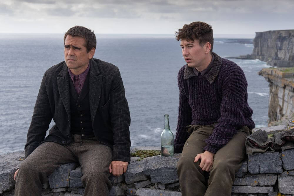 Colin Farrell und Barry Keoghan in dem Film THE BANSHEES OF INISHERIN. 
