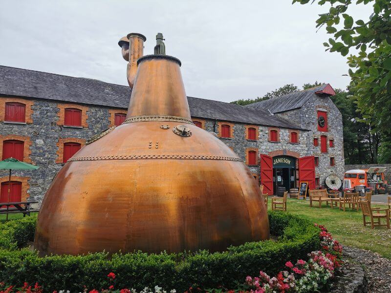 Entrance to Jameson Distillery in Midleton, Cork. 