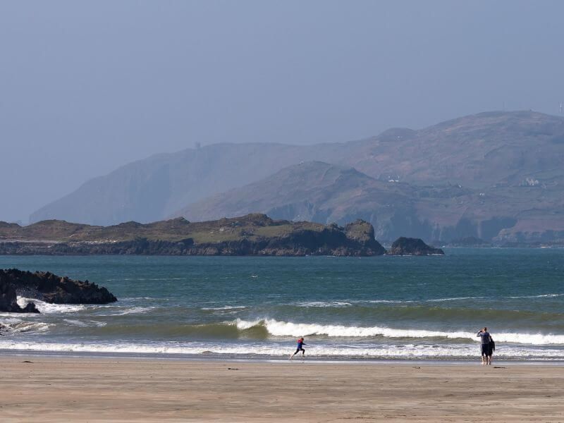 The scenic Silver Strand Beach on Sherkin Island in West Cork. Complete with wild waves and epic views!