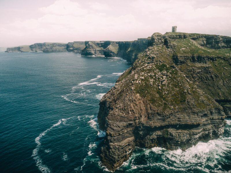 Cliffs of Moher, near Brigid's Well in Liscannor, County Clare. 