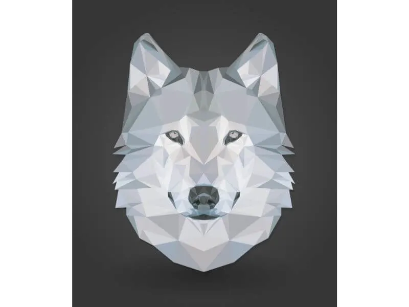 Wolf head design idea. 
