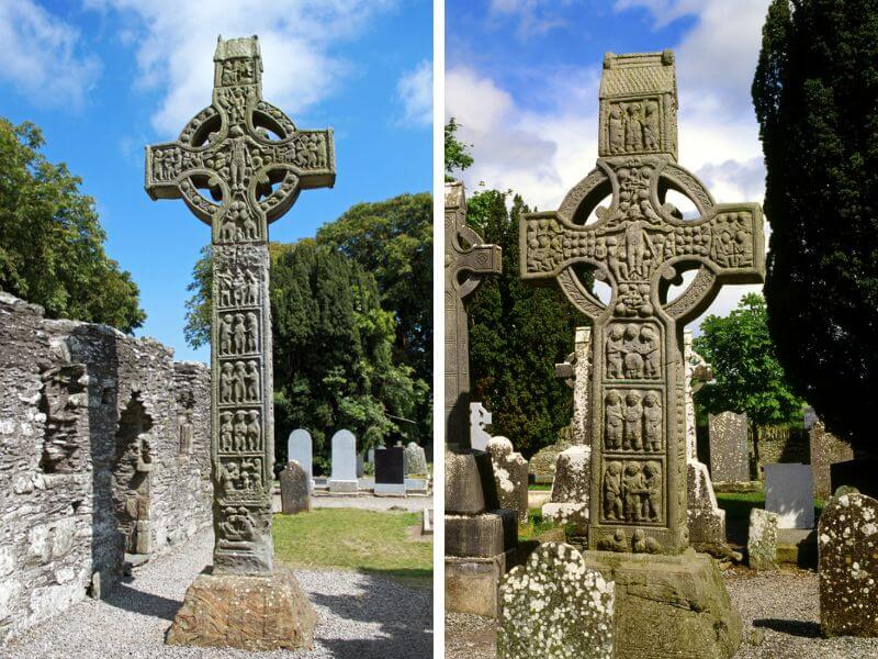 Keltische Kreuzmuster aus Irland. 