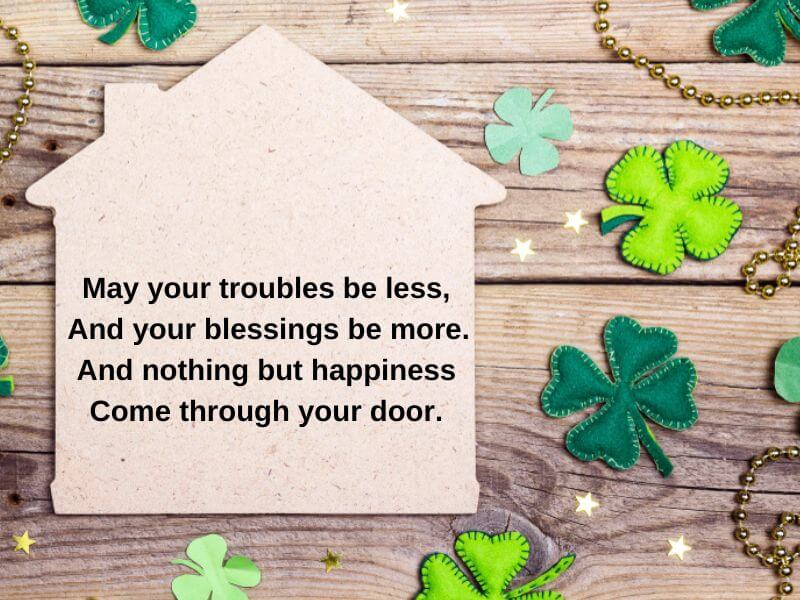 An Irish Blessing for happiness. 