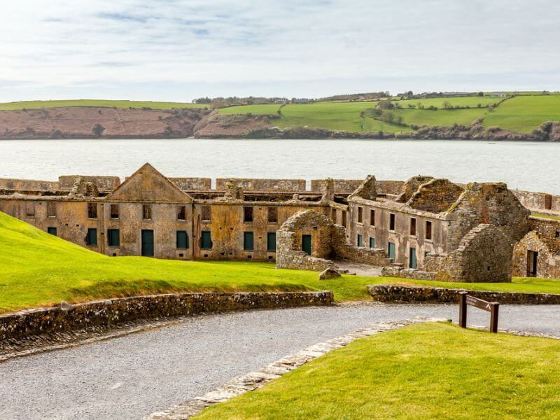 Charles Fort in Kinsale is on the opposite side of the harbour to The Dock.